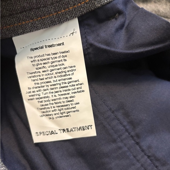 Hugo Boss Orange Men’s Slim Fit Gray Work Trouser-Size 34x31 - Picture 7 of 7